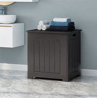 Image result for Wooden Laundry Hamper with Lid