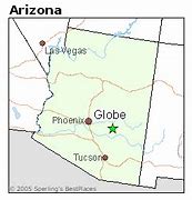 Image result for Globe Arizona Map