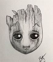 Image result for Baby Groot Pencil Sketch