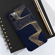 Image result for Black Phone Case with Gold Trim