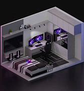 Image result for Cool Gaming Rooms with Bed