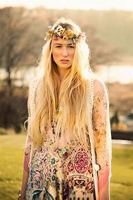 Image result for Hippie Flower Girl