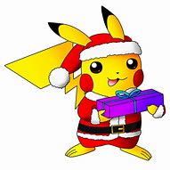 Image result for Chibi Pikachu Christmas