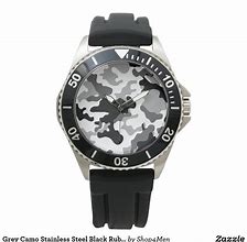 Image result for Black and Gray Camo Watch