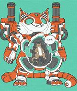 Image result for Robot Cat Anime