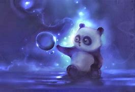 Image result for Purple Panda Cartoon