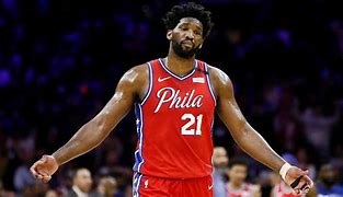 Image result for Joel Embiid Red Jersey