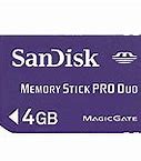 Image result for 4GB SanDisk Memory Stick Pro Duo