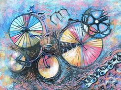 Image result for Abstract Bike Art