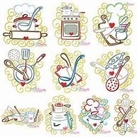Image result for Kitchen Machine Embroidery Designs