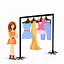 Image result for Hanging Clothes Cartoon