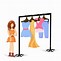 Image result for Cartoon Clothing Rack