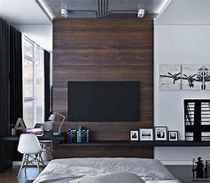 Image result for TV Wall Design for Bedroom