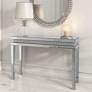 Image result for Narrow Mirrored Console Table