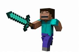 Image result for Steve with Diamond Sword