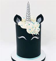 Image result for Black Unicorn Cake