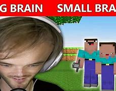 Image result for Big Brain Meme Minecraft