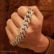 Image result for Diamond Cuban Link Bracelet