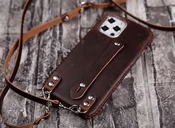 Image result for iPhone 11 Pro Max Leather Case with Strap