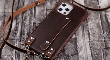 Image result for Leather Crossbody iPhone Case
