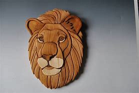 Image result for Lion Wooden Pattern DXF