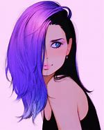 Image result for Cartoon with Purple Hair