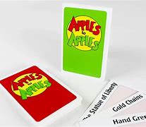 Image result for Example of Apple to Apple Card Game