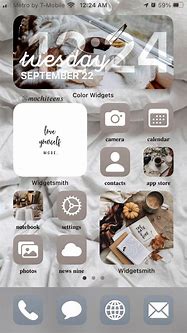 Image result for iPhone 12 Aesthetic Home Screen