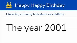 Image result for Year 2001