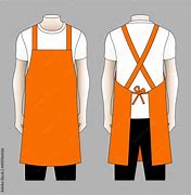 Image result for Male Orange Pizza Apron