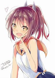 Image result for Tan Anime Girl with Hair