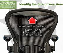 Image result for Herman Miller Aeron Chair Size Chart