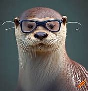 Image result for Otter with Glasses