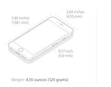 Image result for iPhone 6 Plus Length