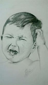 Image result for Cry Baby Drawing