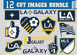 Image result for LA Galaxy Logo with 5 Stars