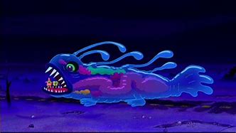 Image result for Spongebob Cave Monster Pink