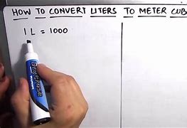 Image result for Convert Cubic Meters to Liters