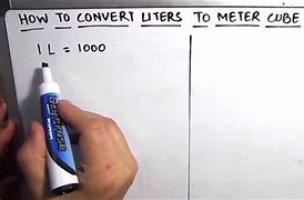 Image result for Cubic Meter to Liter