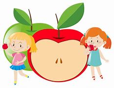 Image result for Eat through an Apple Cartoon