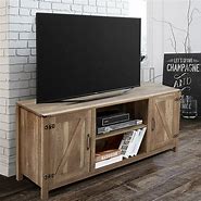 Image result for Oak Wood 65 TV Stand