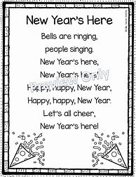 Image result for Happy New Year Poem Kids