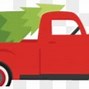 Image result for Red Truck Christmas Clip Art