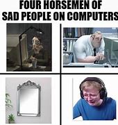 Image result for Sad Guy Looking at Computer Meme