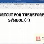 Image result for Therefore Sign