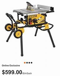 Image result for Rolling Stand for Dewalt Table Saw
