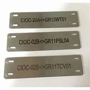 Image result for Stainless Steel Electrical Tags
