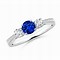 Image result for Sapphire Three Stone Engagement Rings