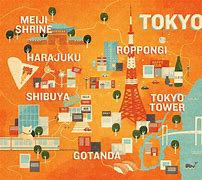 Image result for Japan Tokyo Map for Kids