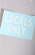 Image result for Locals Only Circle Logo
